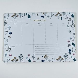 Weekly List Notepad